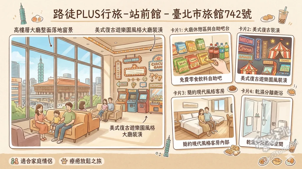 路徒PLUS行旅-站前館 - 臺北市旅館742號