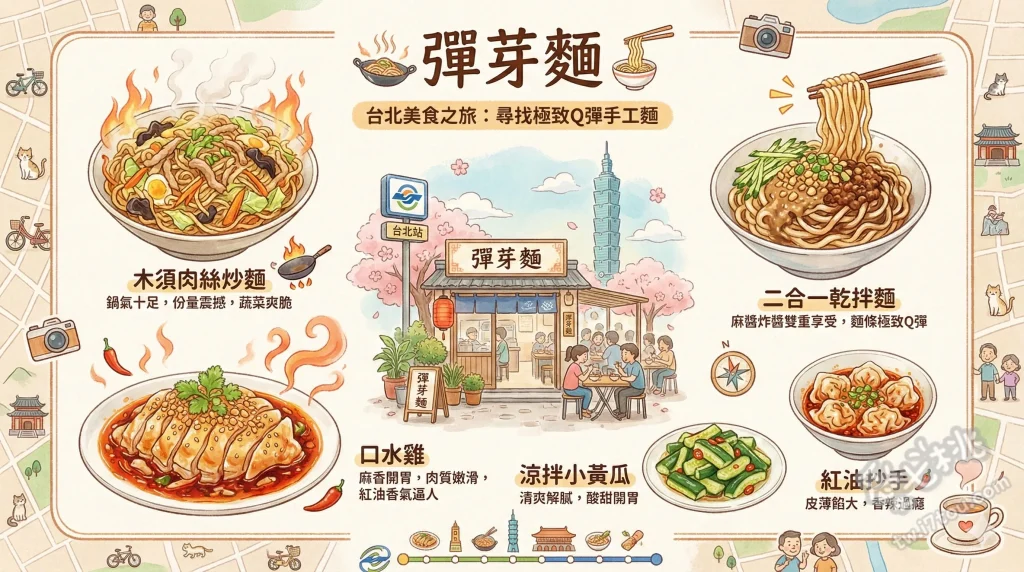 彈芽麵