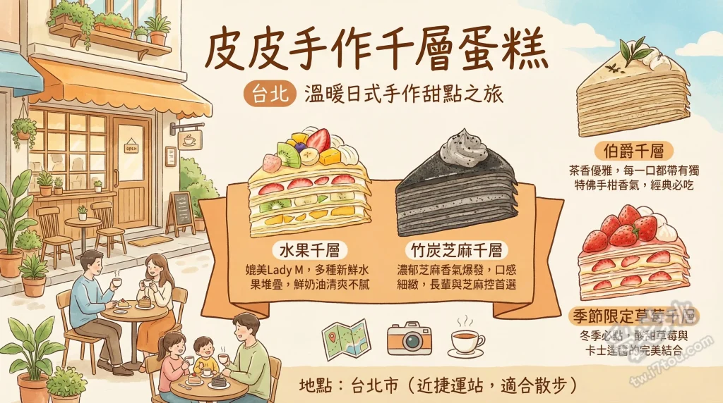 皮皮手作千層蛋糕