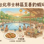 台北市士林區至善釣蝦場