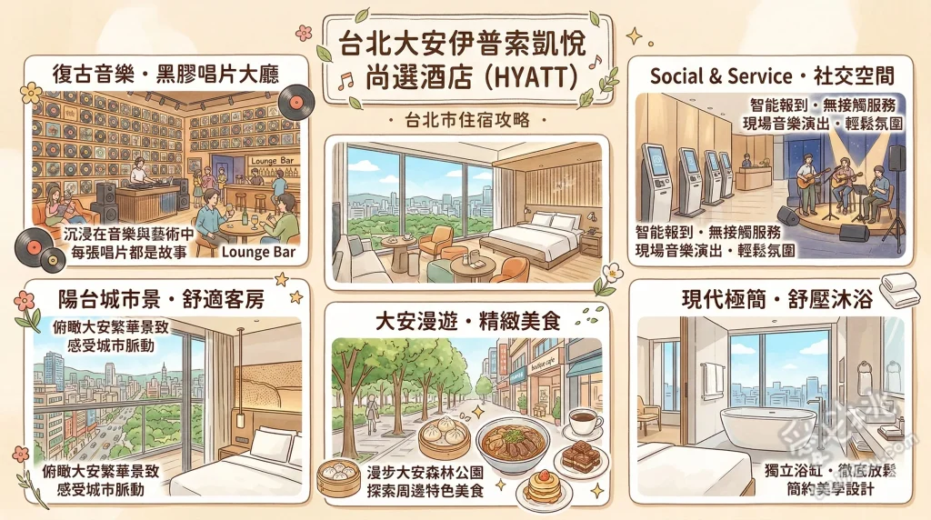 HYATT - 台北大安伊普索凱悅尚選酒店