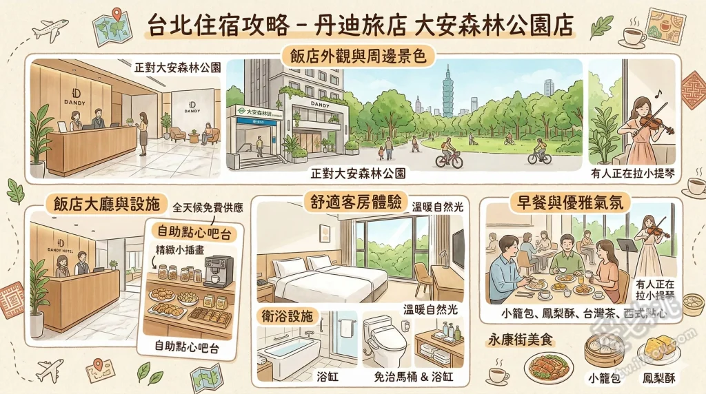 丹迪旅店 大安森林公園店