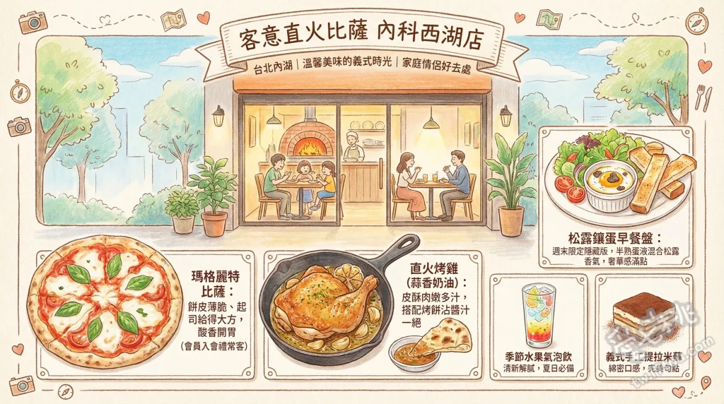 客意直火比薩 內科西湖店