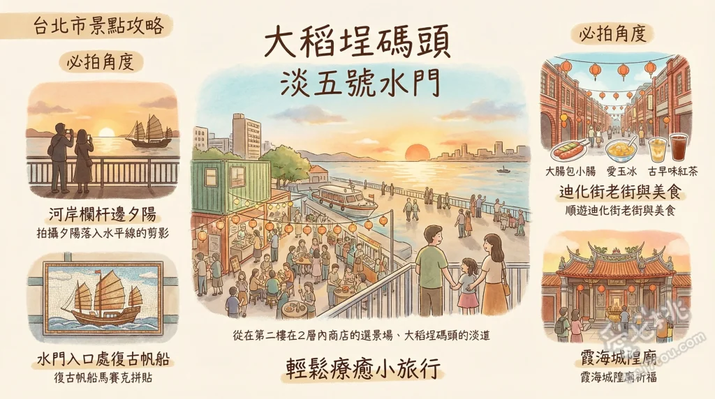 大稻埕碼頭 淡五號水門