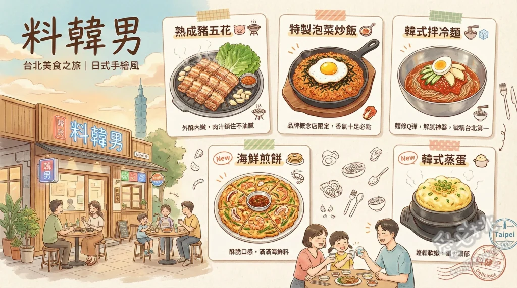 料韓男