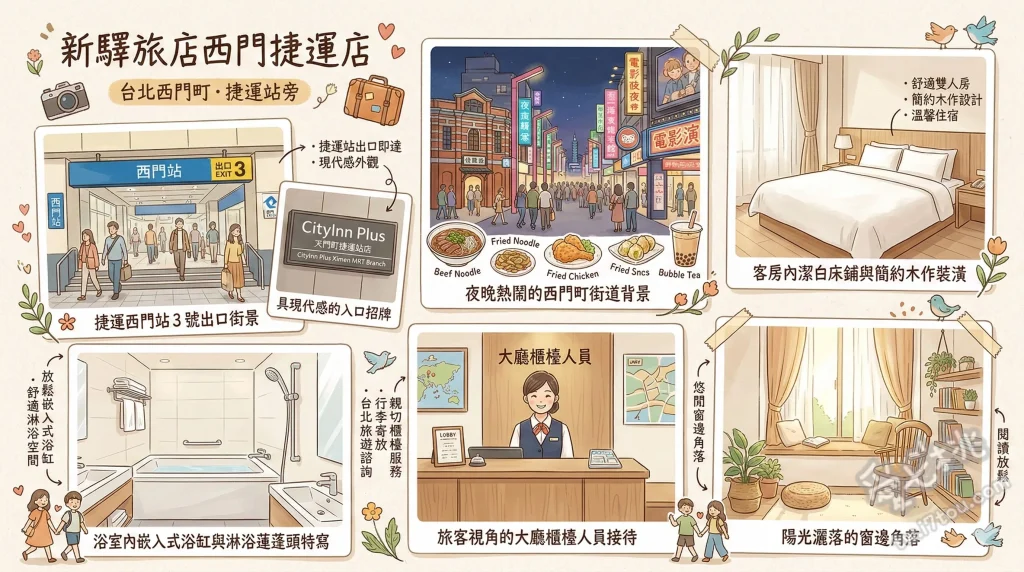 新驛旅店西門捷運店