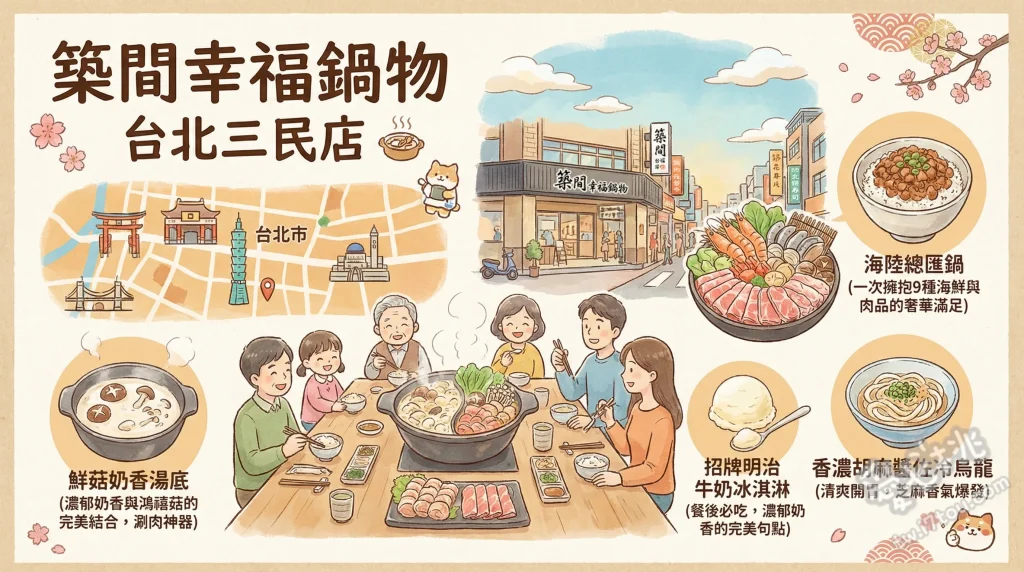 築間幸福鍋物 台北三民店