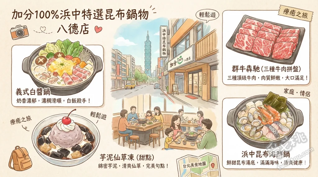 加分100%浜中特選昆布鍋物 八德店