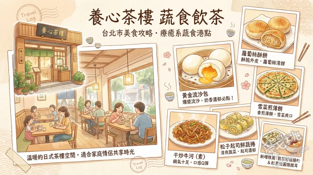 養心茶樓 蔬食飲茶