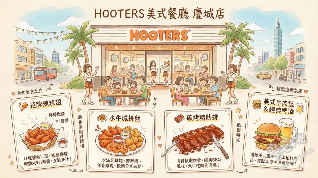 HOOTERS美式餐廳 慶城店