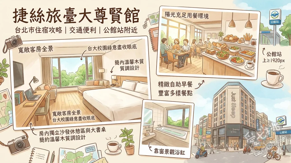 捷絲旅臺大尊賢館