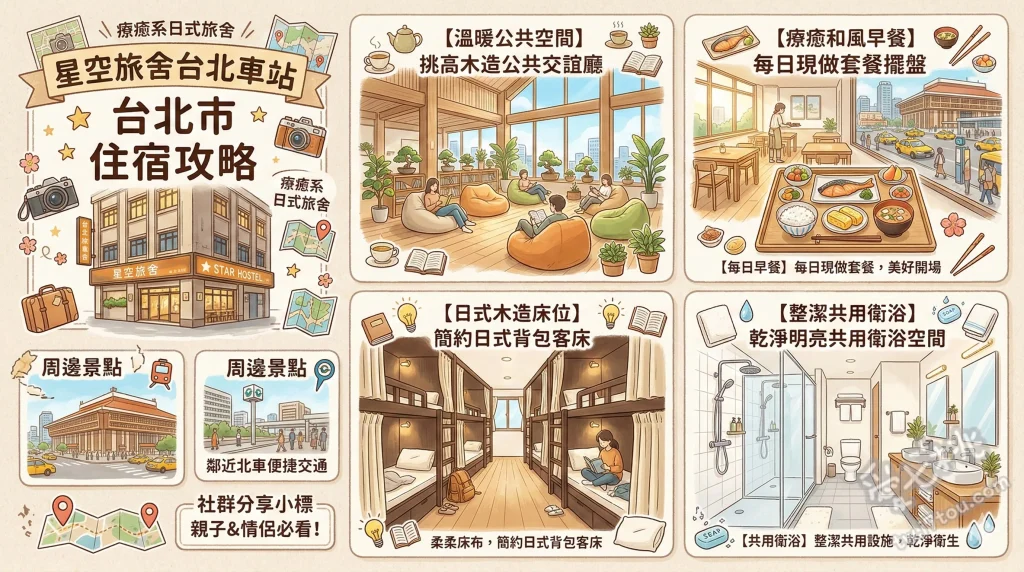 星空旅舍台北車站
