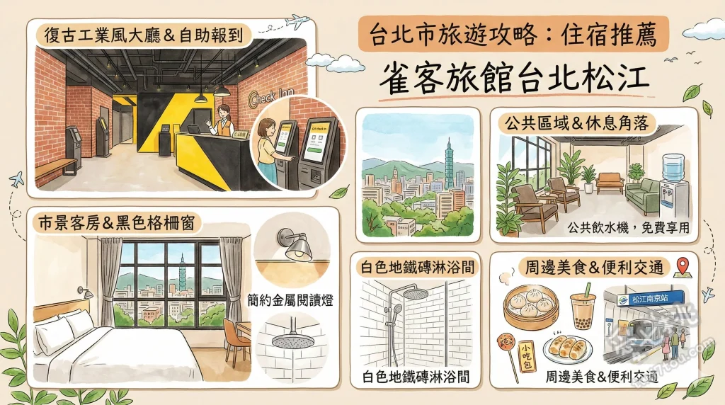 雀客旅館台北松江