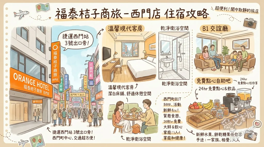 福泰桔子商旅 - 西門店