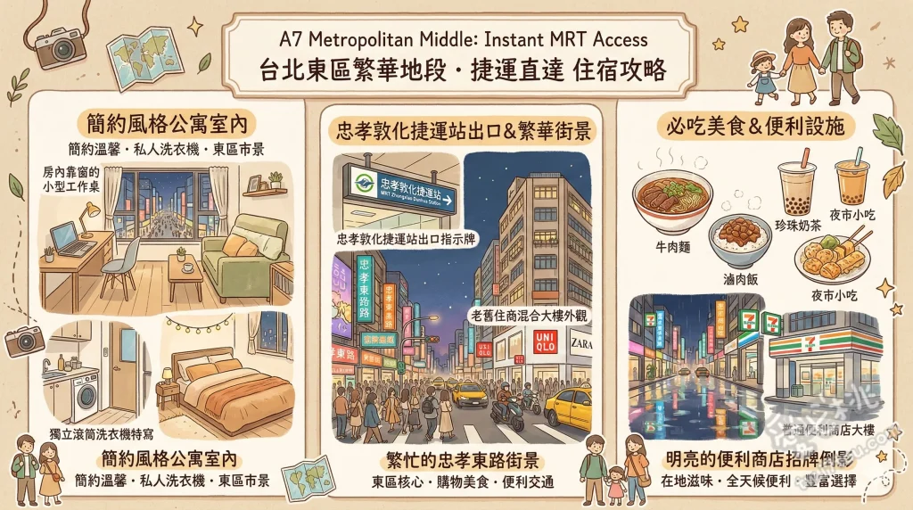 A7 Metropolitan Middle: Instant MRT Access