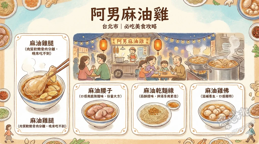 阿男麻油雞