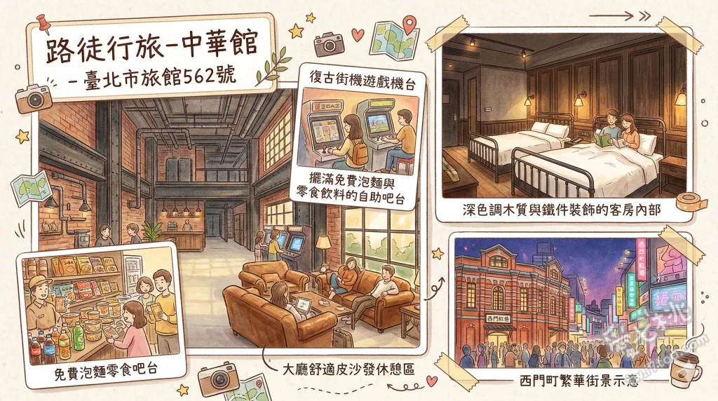 路徒行旅-中華館 - 臺北市旅館562號