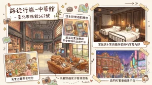 路徒行旅-中華館 - 臺北市旅館562號