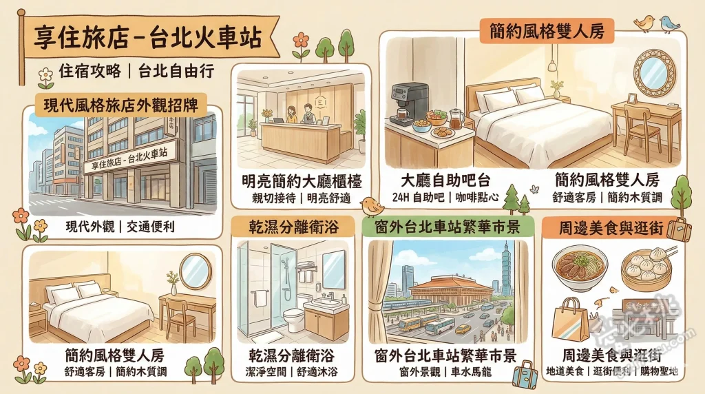 享住旅店 - 台北火車站