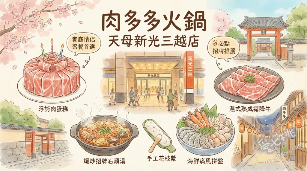 肉多多火鍋 天母新光三越店