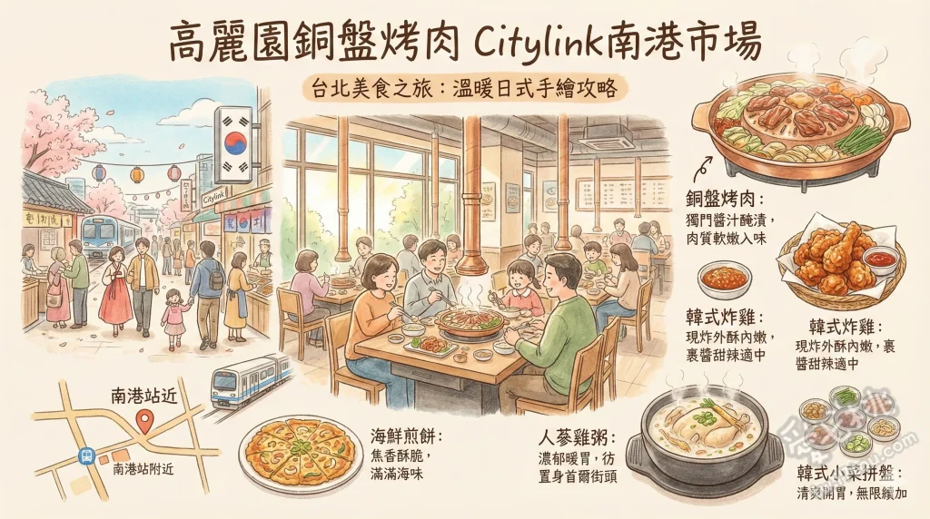 高麗園銅盤烤肉 Citylink南港市場