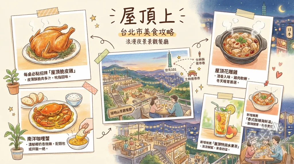 屋頂上