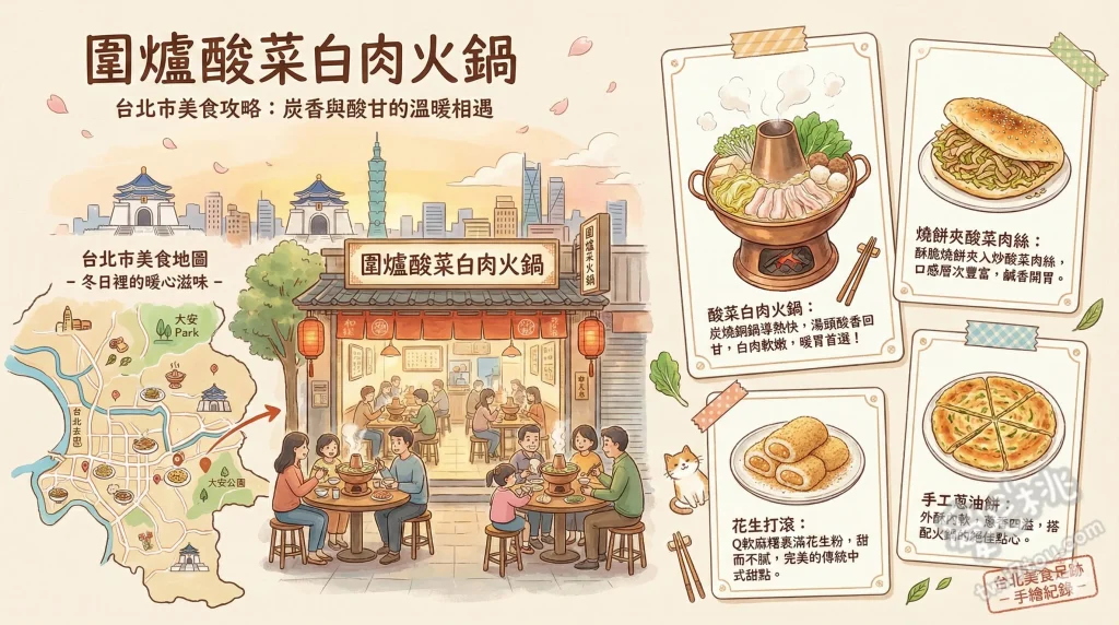 圍爐酸菜白肉火鍋