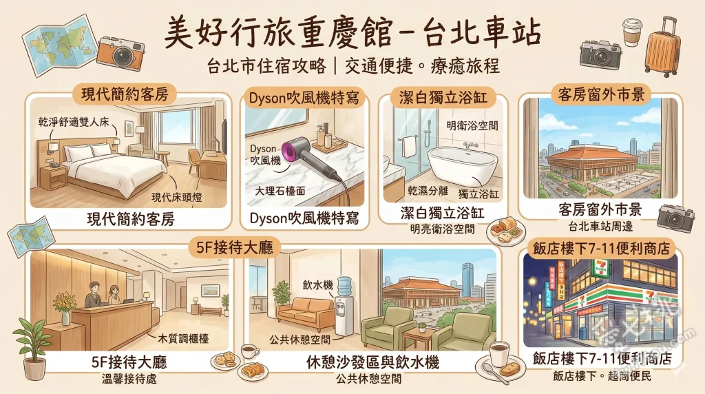 美好行旅重慶館 - 台北車站