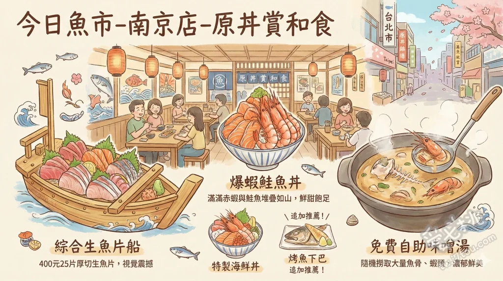 今日魚市 南京店 原丼賞和食