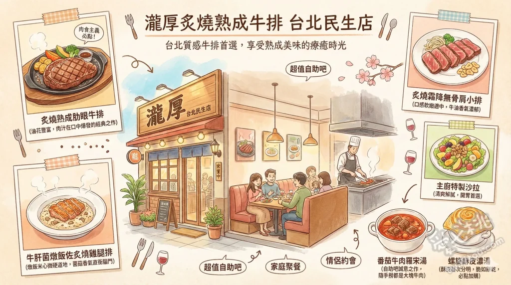 瀧厚炙燒熟成牛排 台北民生店