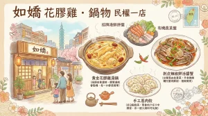 如嬌 花膠雞．鍋物 民權一店