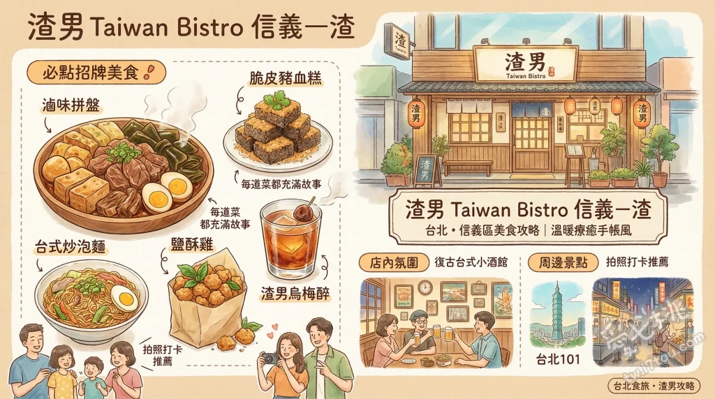 渣男 Taiwan Bistro 信義一渣