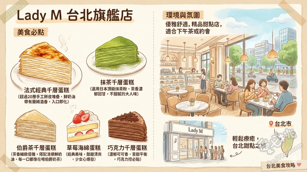 Lady M 台北旗艦店
