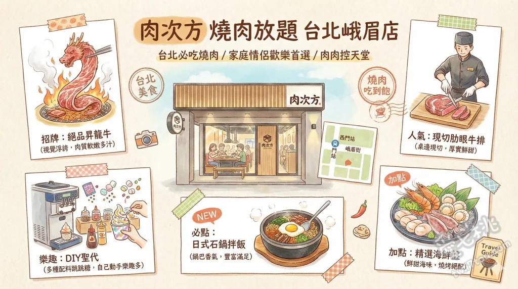 肉次方 燒肉放題 台北峨眉店