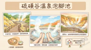 硫磺谷溫泉泡腳池