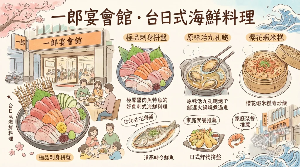 一郎宴會館．台日式海鮮料理