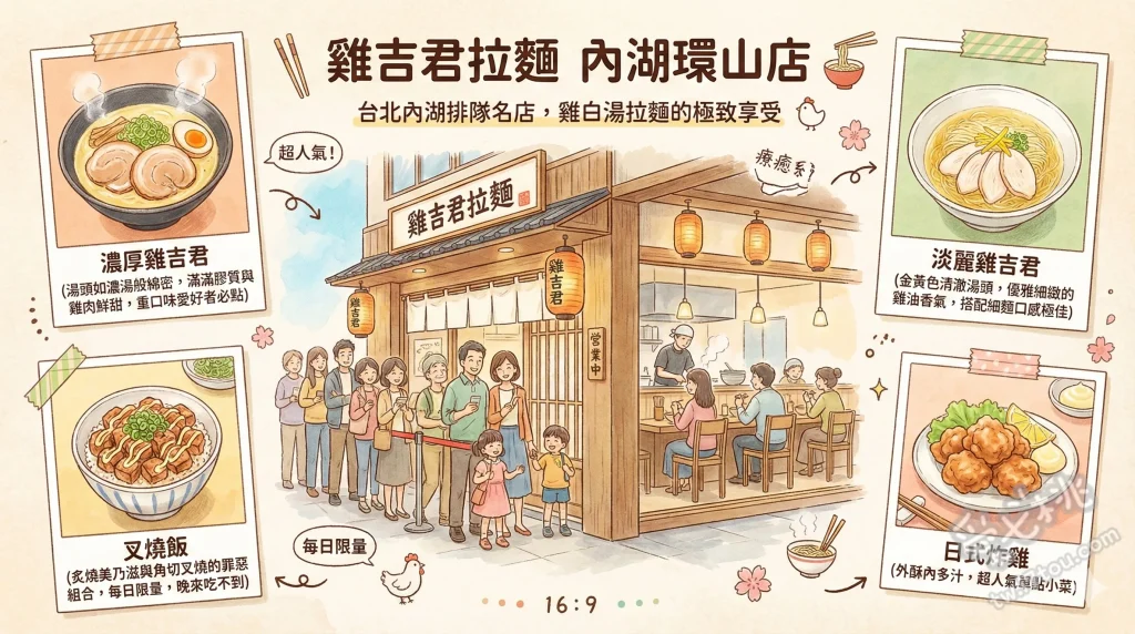 雞吉君拉麵 內湖環山店