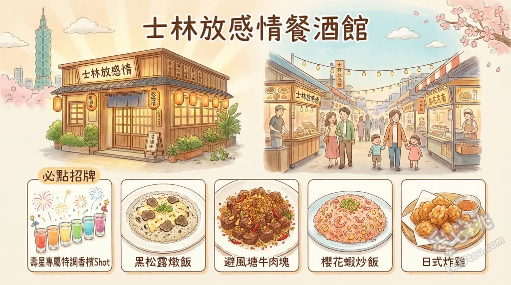 士林放感情餐酒館