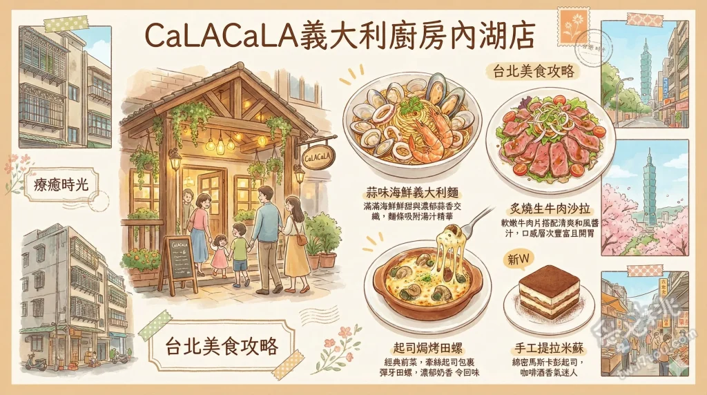 CaLACaLA義大利廚房內湖店