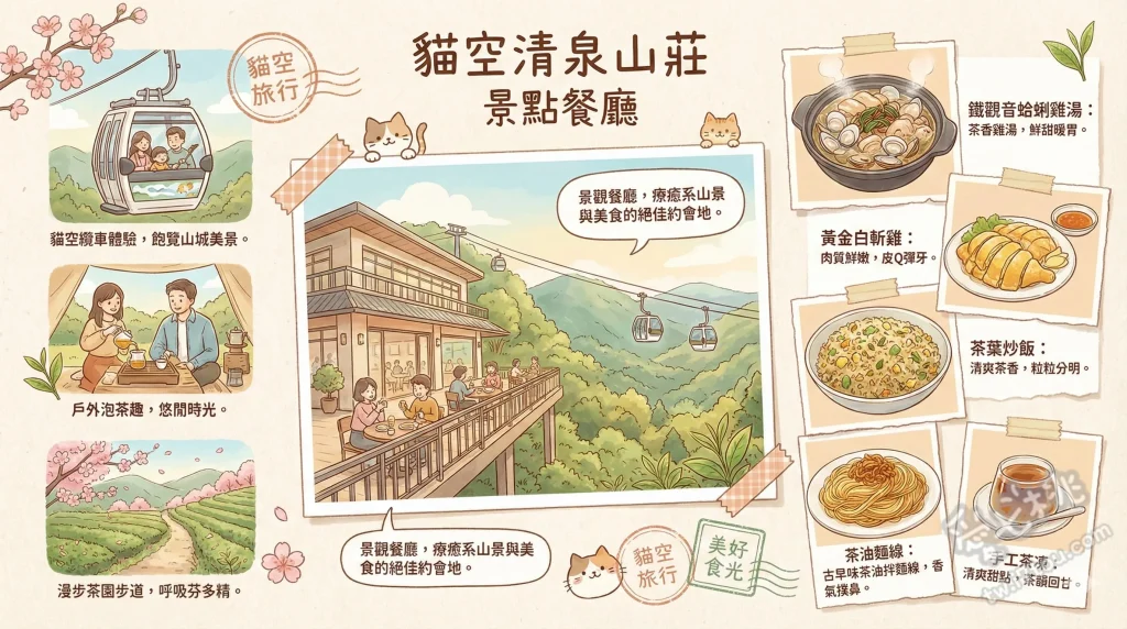 貓空清泉山莊 景點餐廳