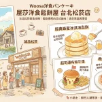Woosa洋食パンケーキ 屋莎洋食鬆餅屋 台北松菸店