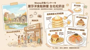 Woosa洋食パンケーキ 屋莎洋食鬆餅屋 台北松菸店