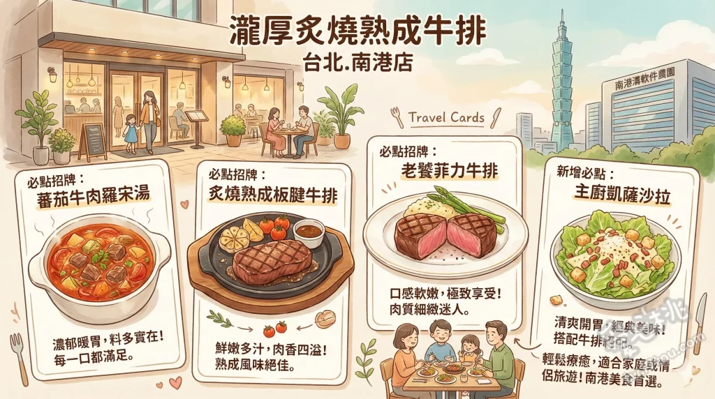 瀧厚炙燒熟成牛排 台北.南港店