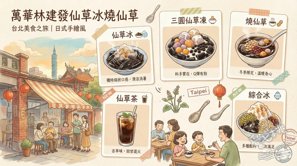 萬華林建發仙草冰燒仙草