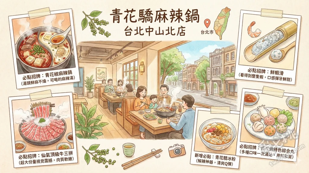 青花驕麻辣鍋 台北中山北店