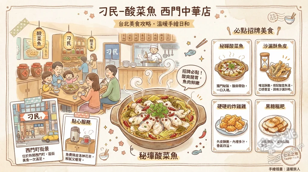 刁民 酸菜魚 西門中華店