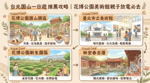 台北圓山一日遊推薦攻略｜花博公園美術館親子放電必去