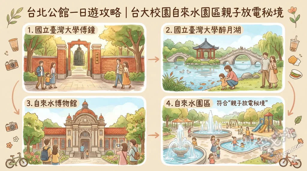台北公館一日遊攻略｜台大校園自來水園區親子放電秘境