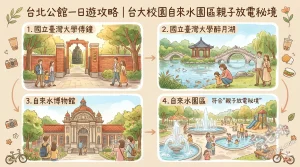台北公館一日遊攻略｜台大校園自來水園區親子放電秘境