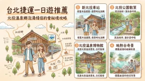 台北捷運一日遊推薦｜北投溫泉鄉泡湯情侶約會秘境攻略